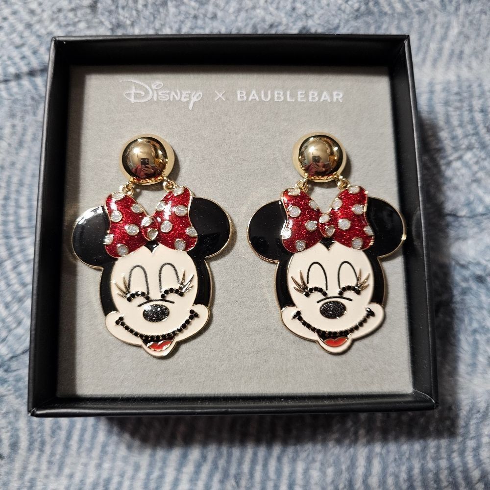 Disney x BaubleBar Large Mini Mouse Earrings